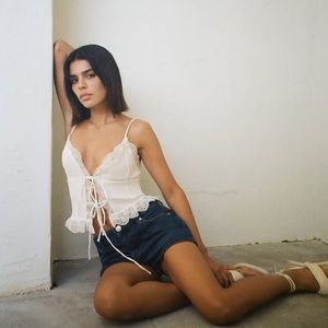 Zara White String top